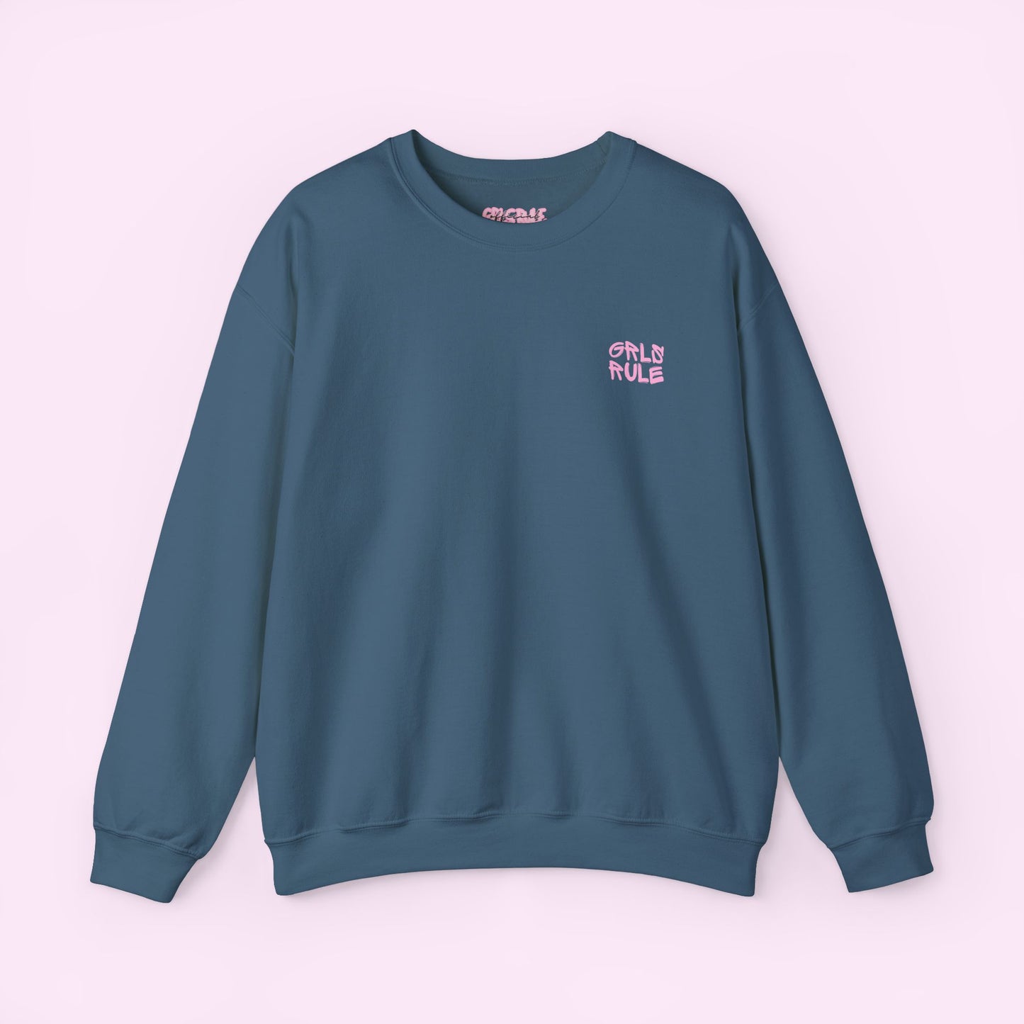 Grls Rule Love Crewneck