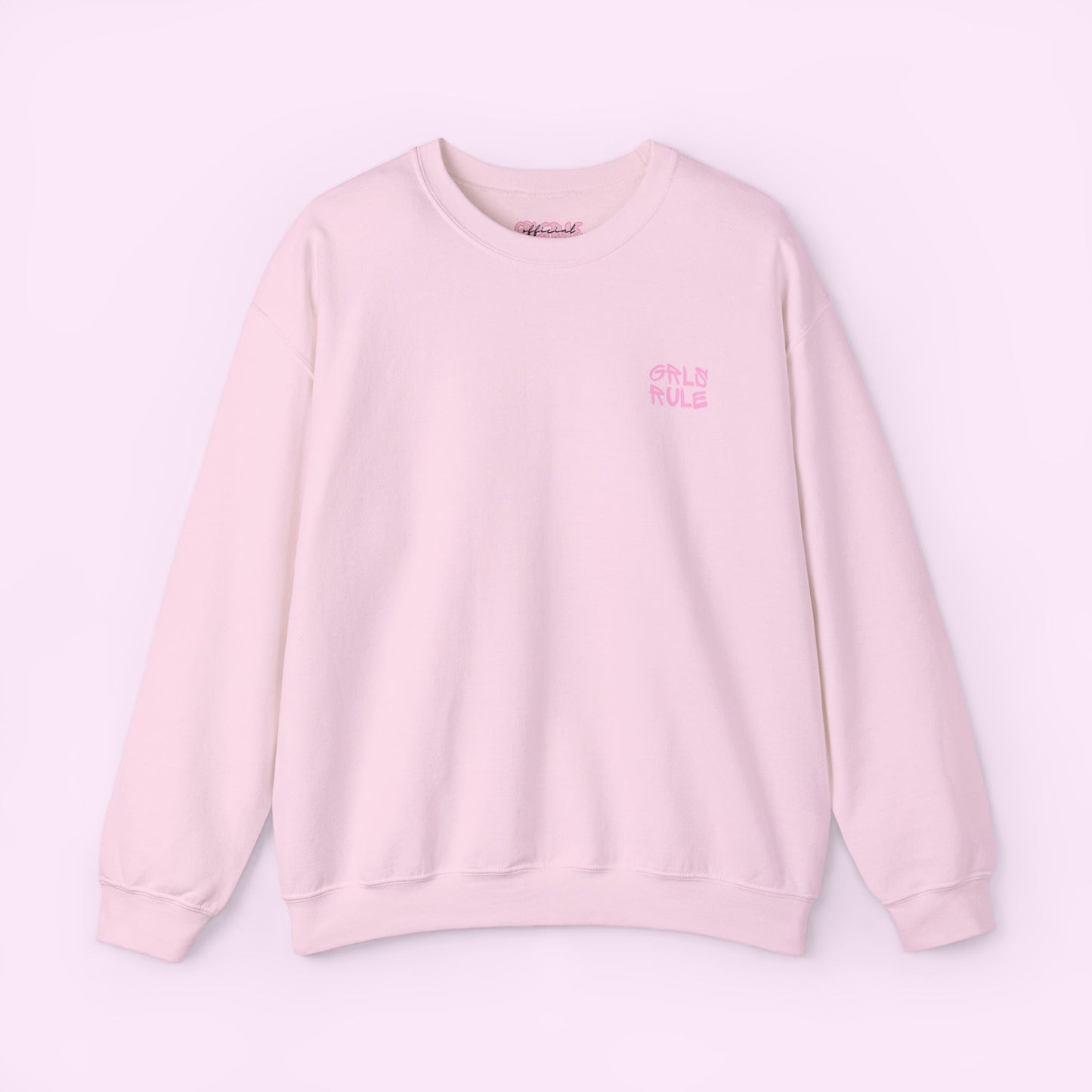 Grls Rule Love Crewneck