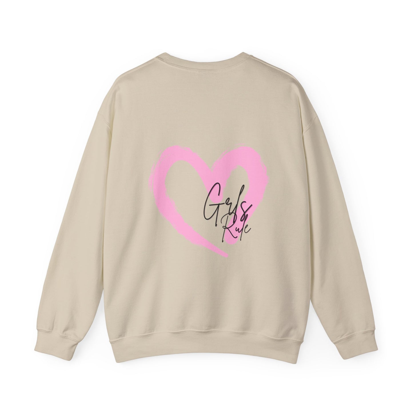 Grls Rule Love Crewneck