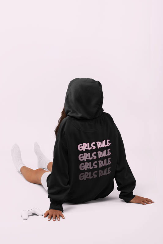 Grls Rule Fade Hoodie